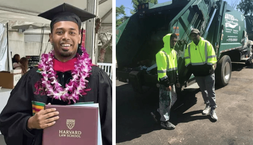 Inspiring Story: From Garbage Collector to Harvard Law School Graduate