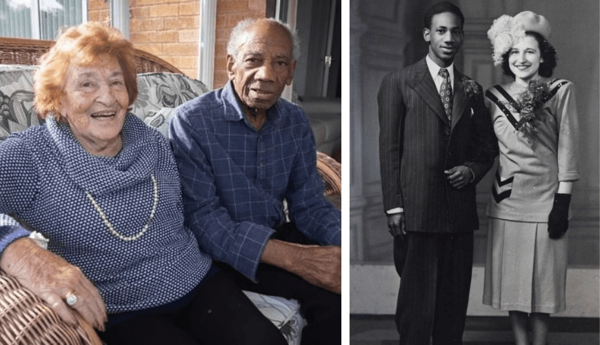 Happy Marriage of Woman Who Married Black Man Despite Family’s Disapproval Continues after Seven Decades.
